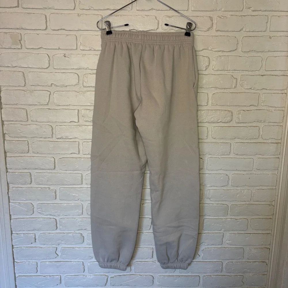 Princess Polly‎ Light Gray Cotton Blend Sweatpants Women's size 4 Small